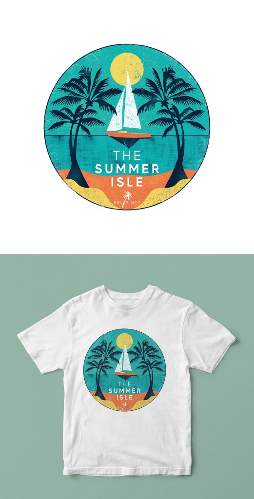 Custom t-shirt design for The Summer Isle
