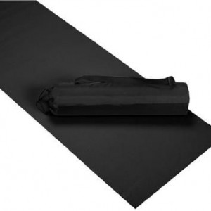 Custom Yune Yoga Mat shown rolled up with another open underneath