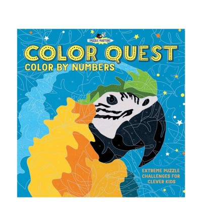 Color Quest Color By Numbers Coloring Book