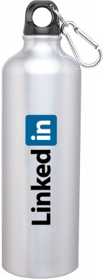 Classic 24 Ounce Aluminum Bottle shown with an example logo