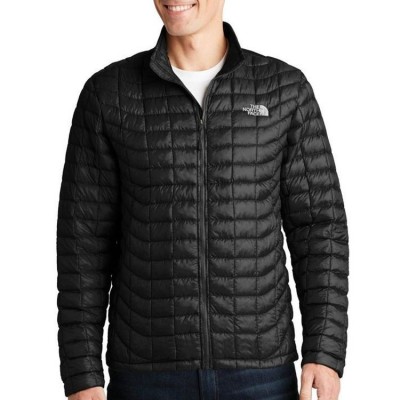 The North Face Unisex ThermoBall Trekker Jacket shown in Black on a male model