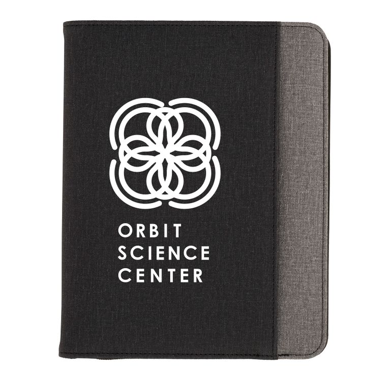 Wireless Charging Journal with an example logo on the front