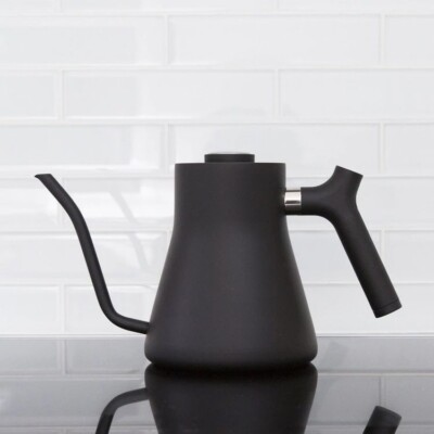 Fellow Stagg Kettle shown on a kitchen counter
