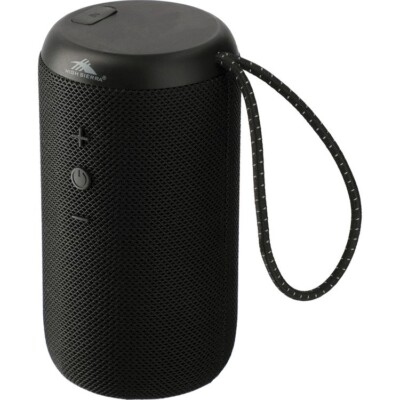 Waterproof Outdoor Bluetooth Speaker shown at an angle with carrying strap