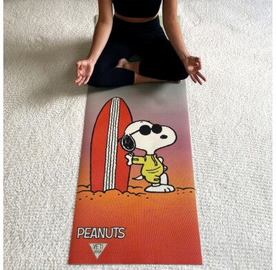 Yune Custom Yoga Mat sown with an example custom design on it