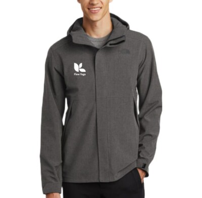 The North Face Unisex Apex Jacket in Dark Grey Heather on a male model