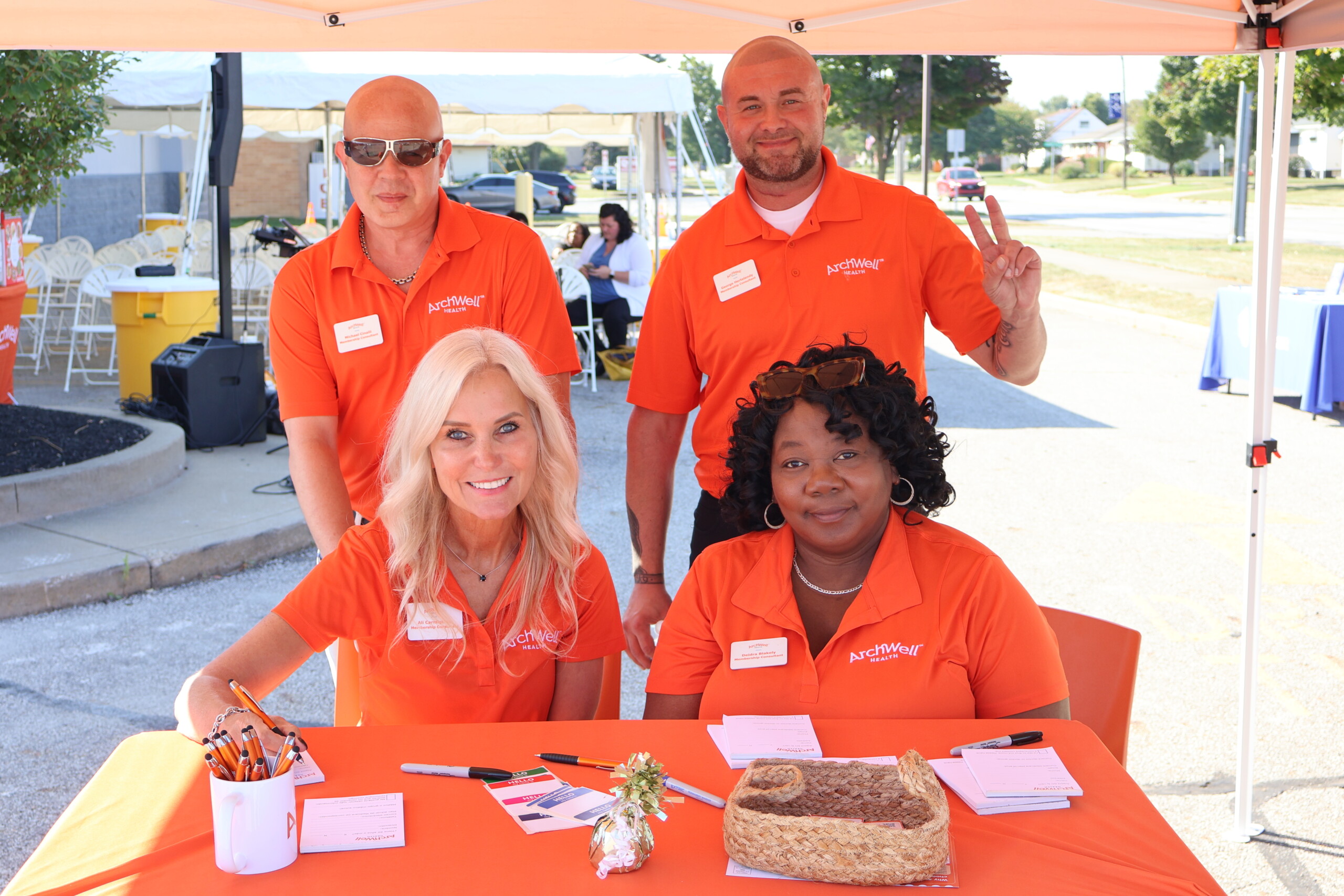 Archwell Health Team in Branded Gear